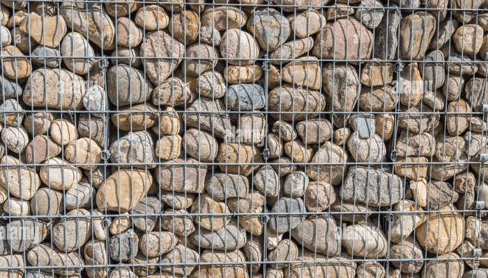 Uncut Boulders Fence
