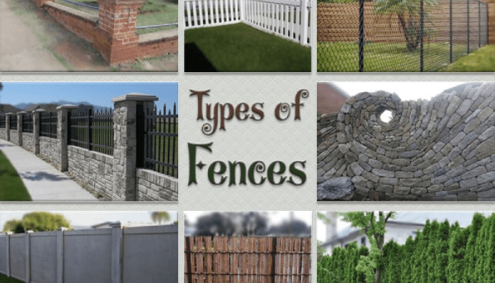 types of fences